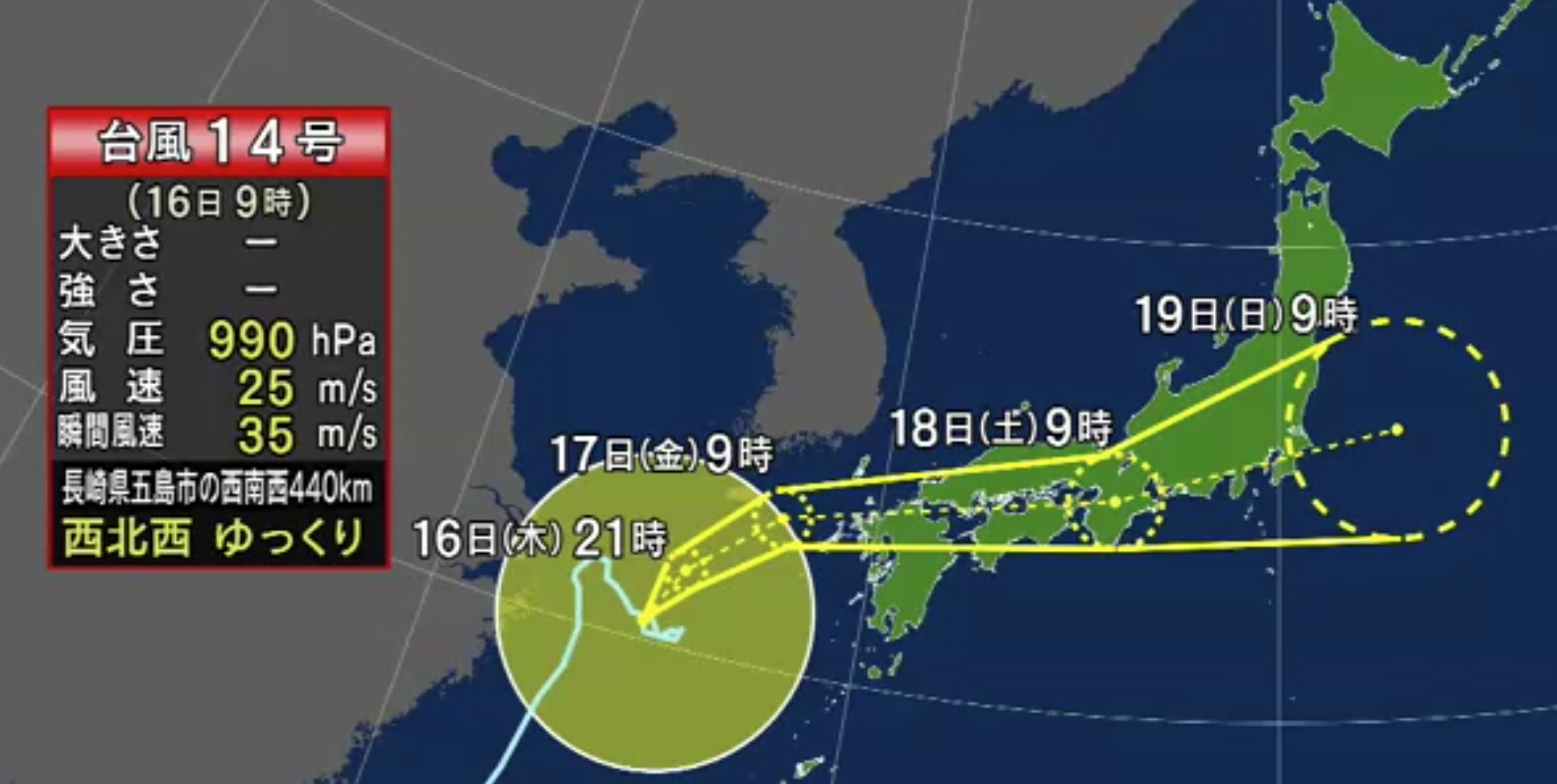 台風の影響によるレッスン変更の可能性について